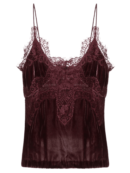 Regata Feminina Em Veludo Roxo Animale