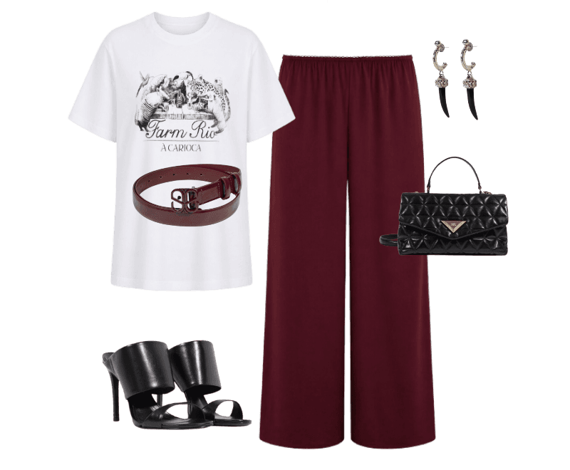 Look Dramático para Festa com amigos