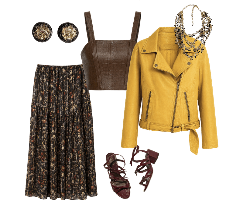 Look Dramático para Festa com amigos