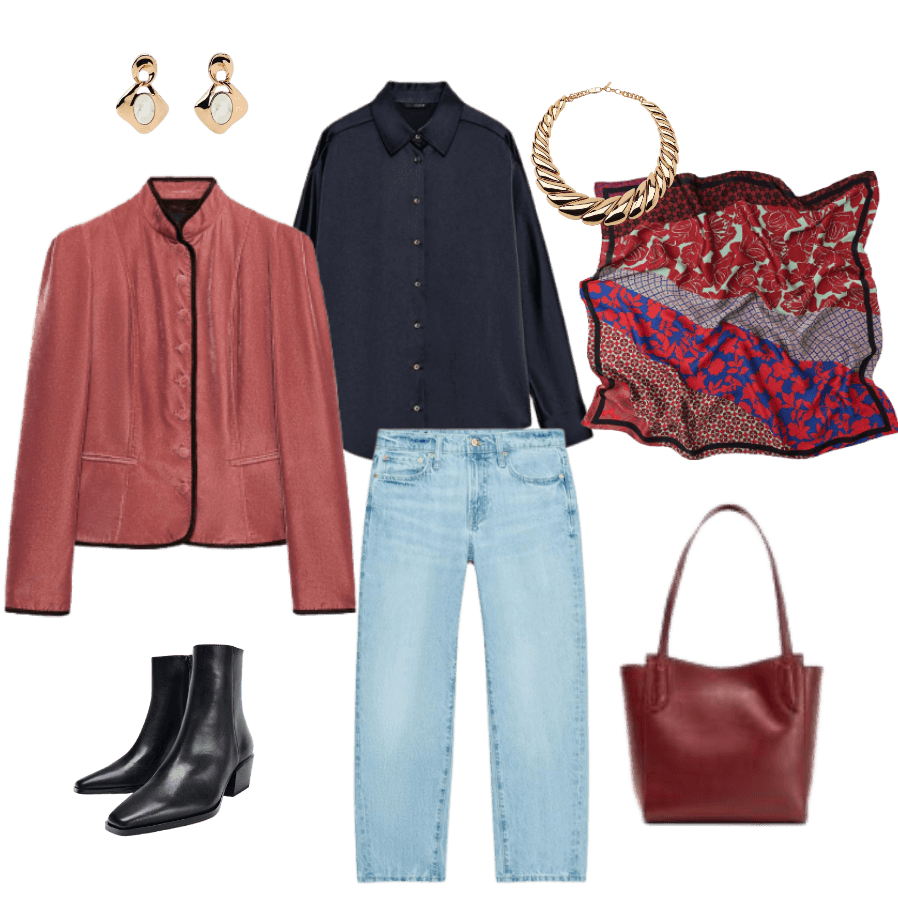 Look Dramático para Trabalho em casa