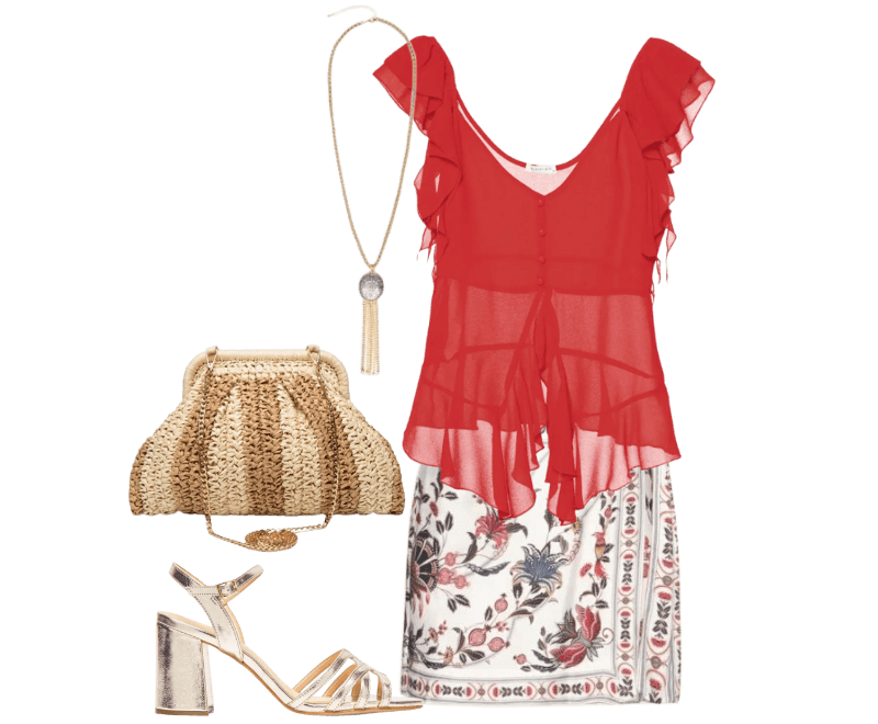 Look Romântico para Praia