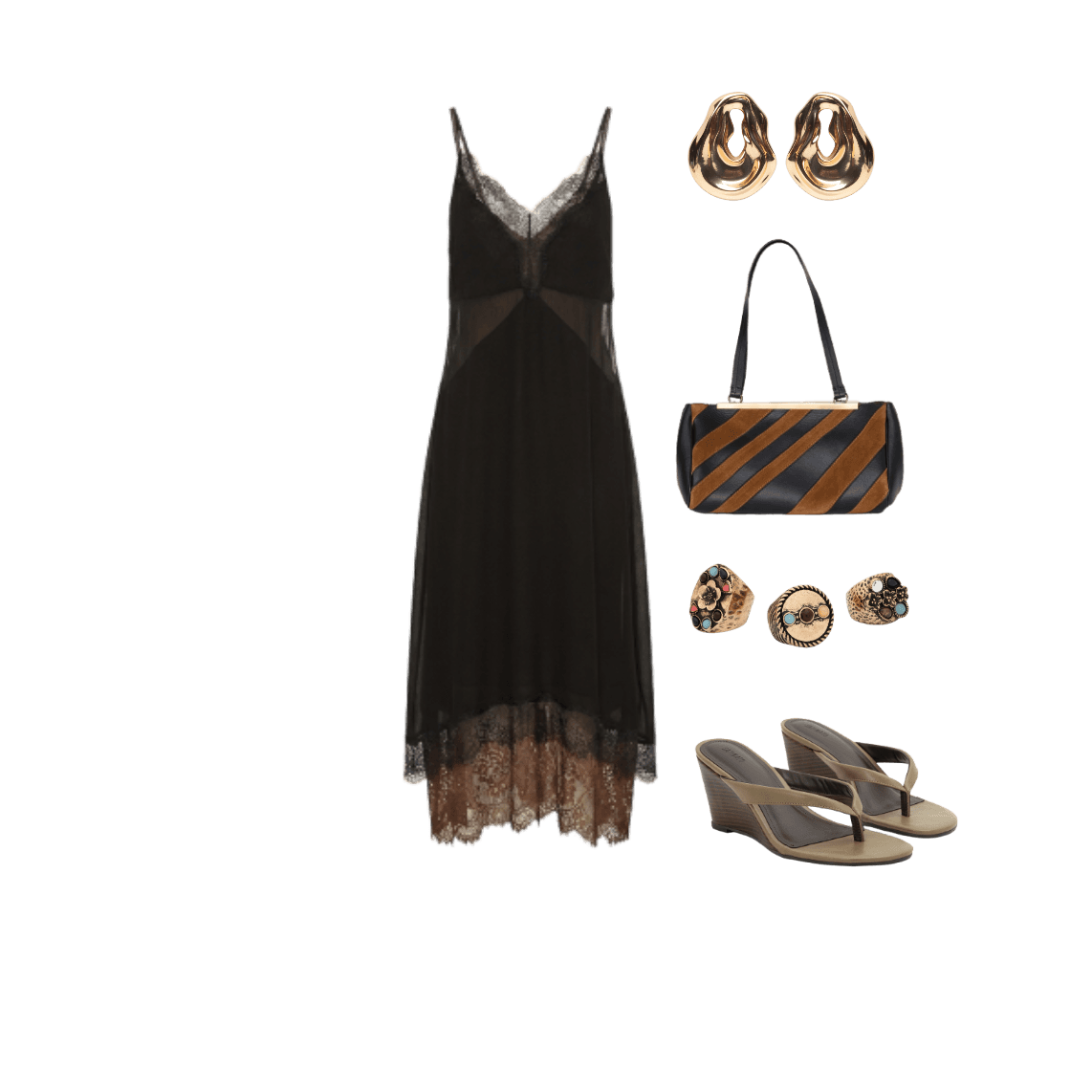 Look Dramático para Festa com amigos