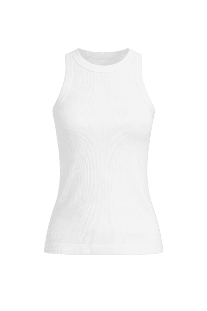 Regata Básica Feminina Slim Neck - Branco