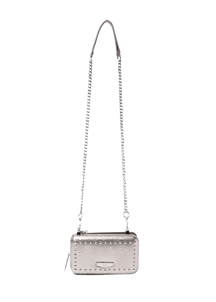 Bolsa Clutch Mia Ellus Prata