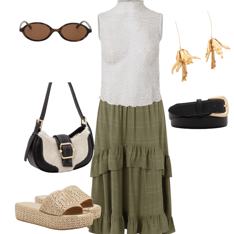Look Romântico para Passeio no parque