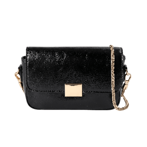 Bolsa feminina P transversal texturizada