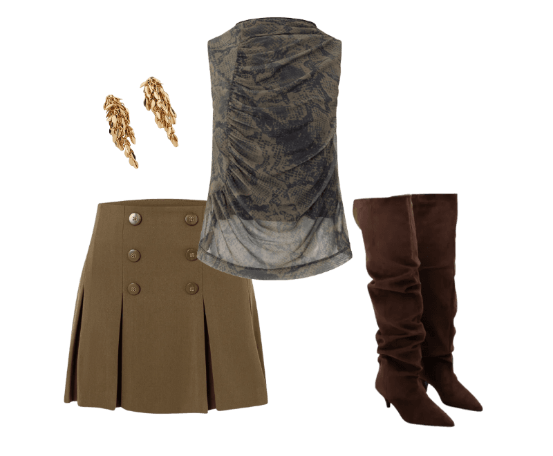 Look Dramático para Date