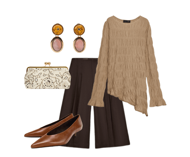 Look Dramático para Almoço com familia