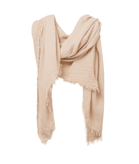 Lenço Cotton Bege