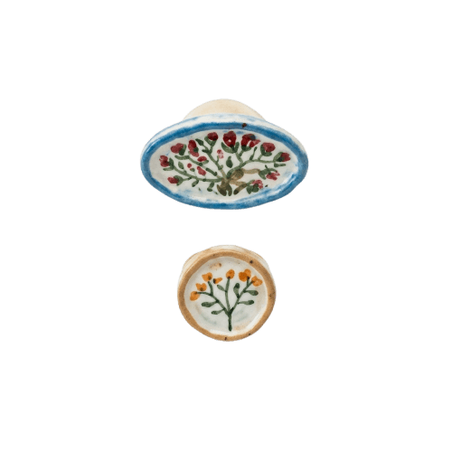 Pack 2 Anéis Formas Geométricas Florais