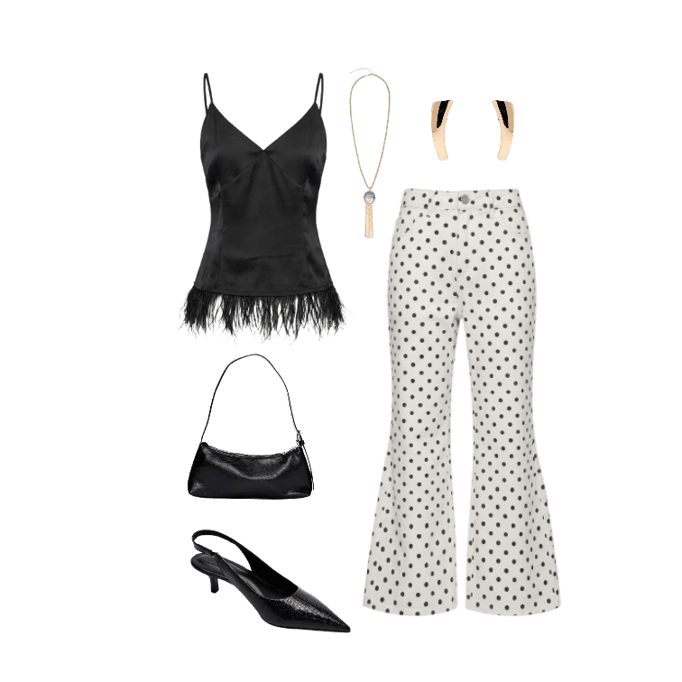 Look Dramático para Festa com amigos