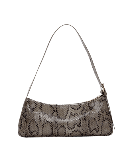 bolsa baguete com fivela colorido