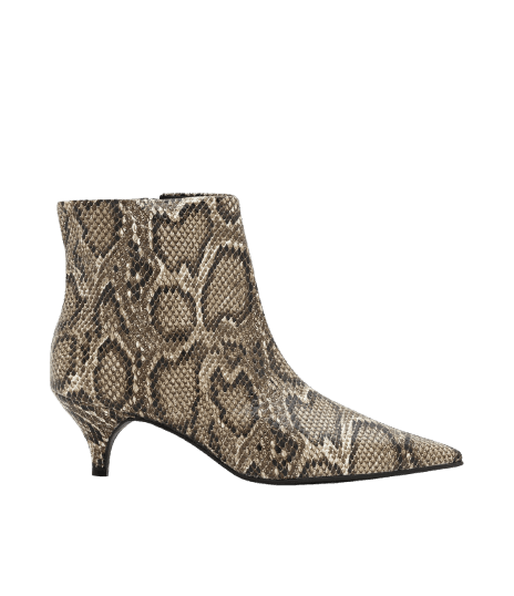 Bota Animal Print Cobra com Salto Kitten