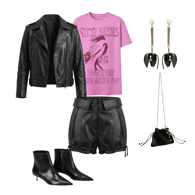 Look Dramático para Festa com amigos