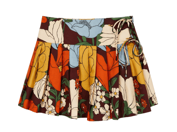 Saia Estampada Floral Bucólico - Farm