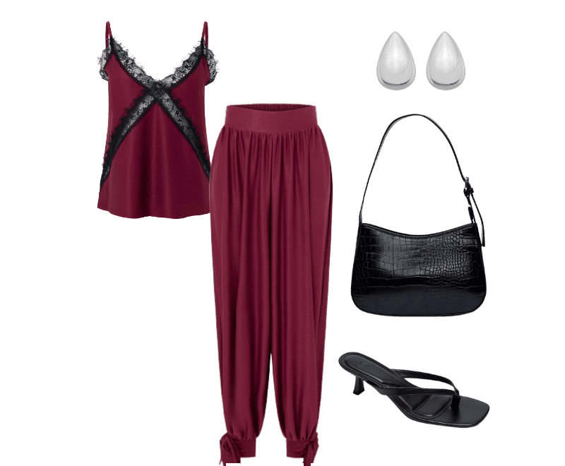 Look Dramático para Festa com amigos