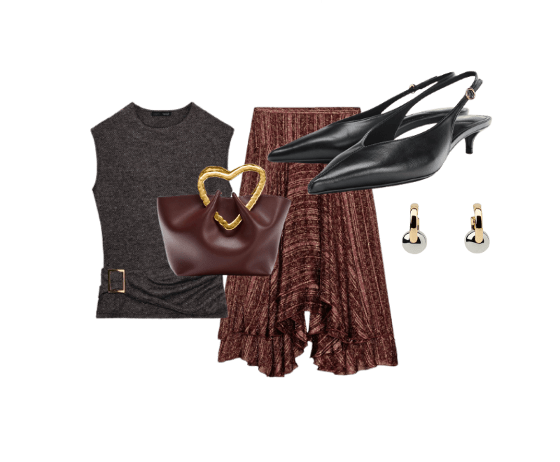 Look Dramático para Festa com amigos