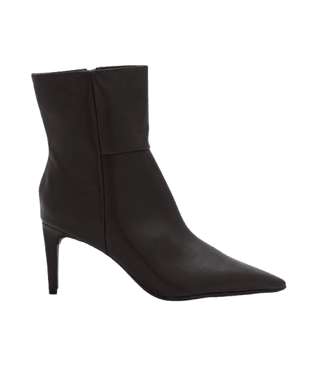 Bota Cano Médio em PU com Bico Fino