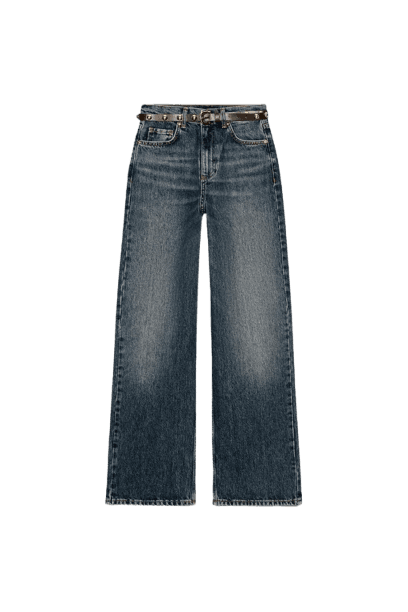 JEANS Z1975 STRAIGHT TAPERED CINTURA ALTA CINTO