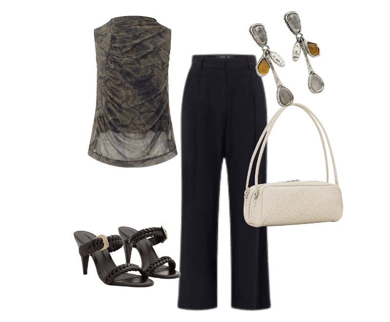 Look Dramático para Trabalho no escritório