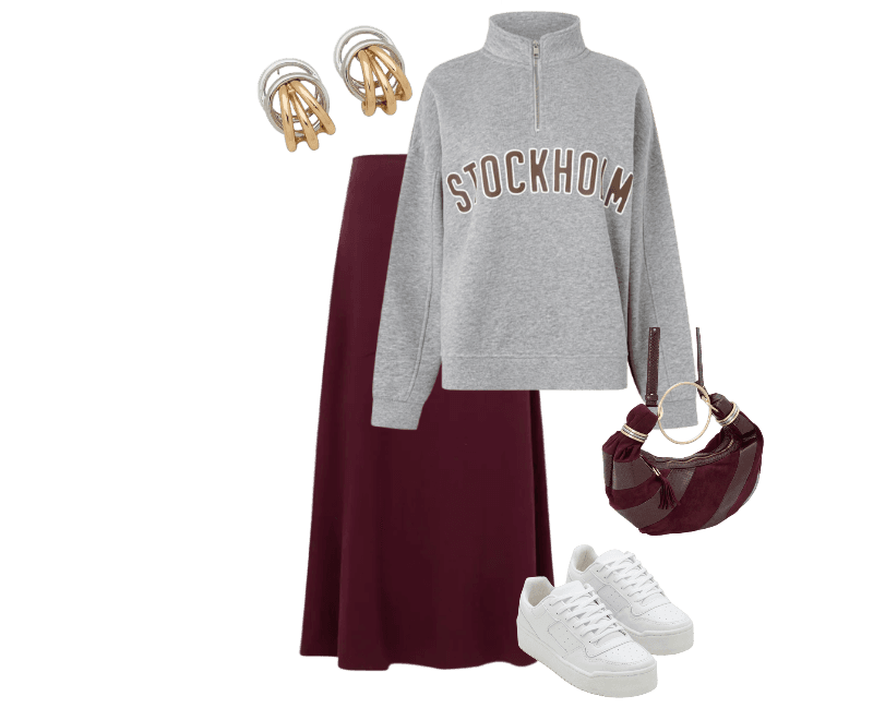 Look Esportivo para Almoço com familia