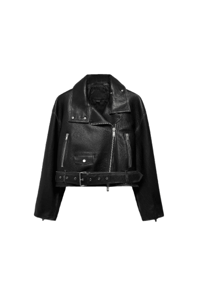 JAQUETA BIKER DE COURO ZW COLLECTION LIMITED EDITION