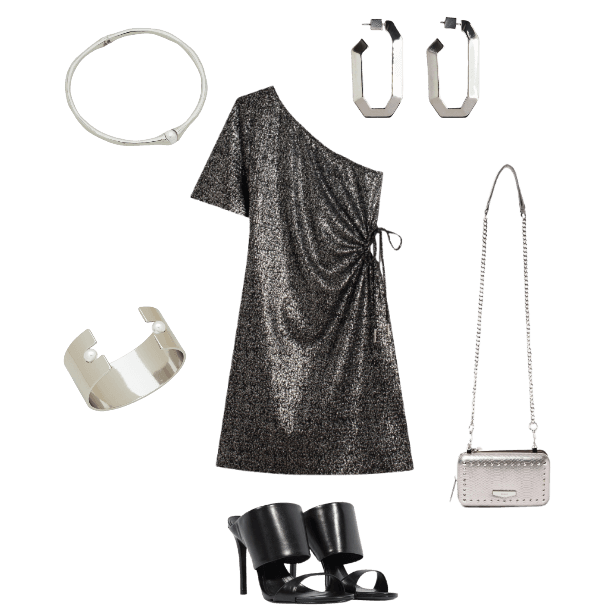 Look Dramático para Festa com amigos