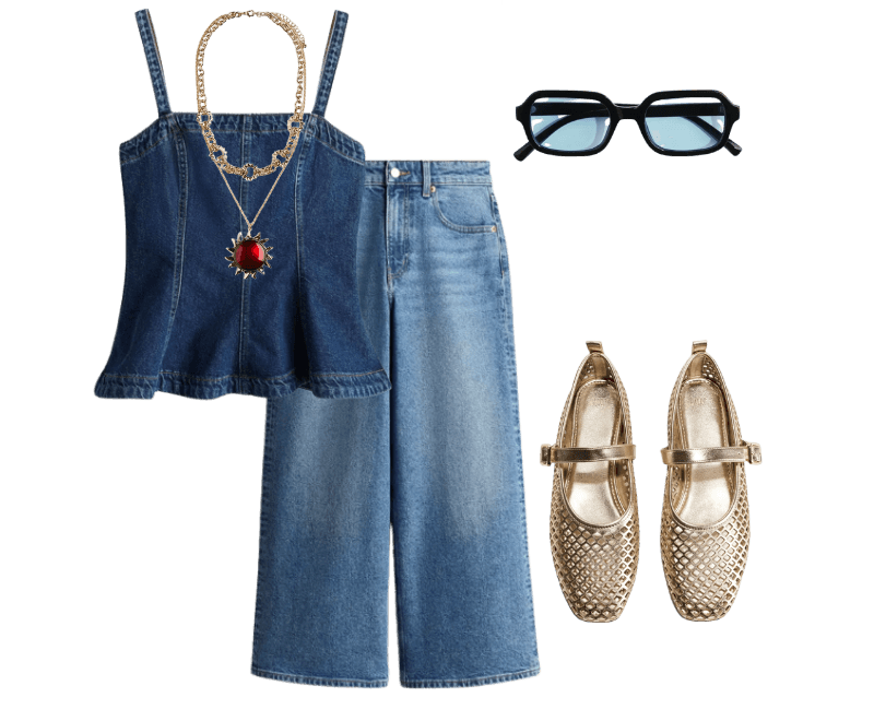 Look Magnético para Almoço com familia