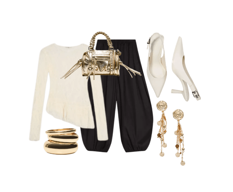 Look Dramático para Festa com amigos