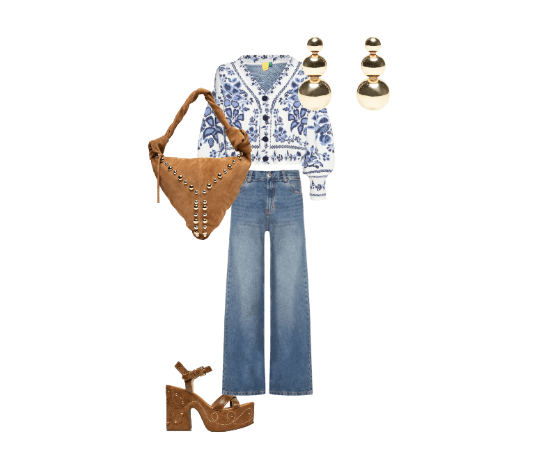 Look Magnético para Almoço com familia