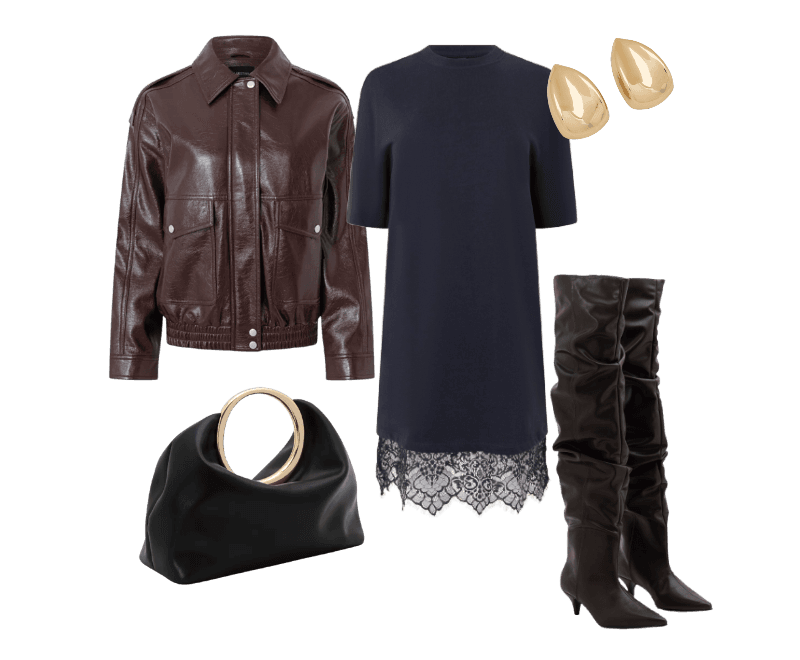 Look Dramático para Festa com amigos