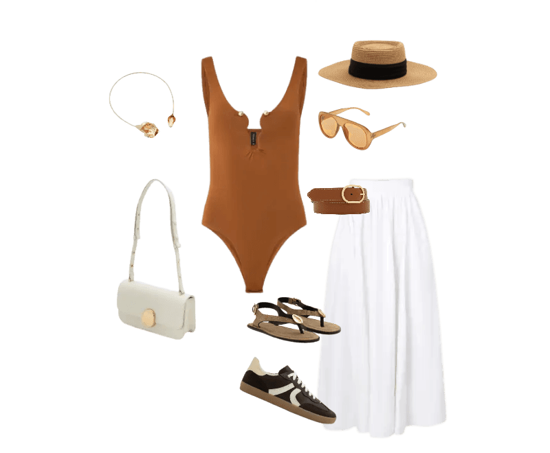 Look Contemporâneo para Praia