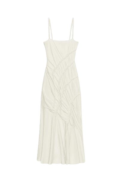 VESTIDO LONGO DRAPEADO