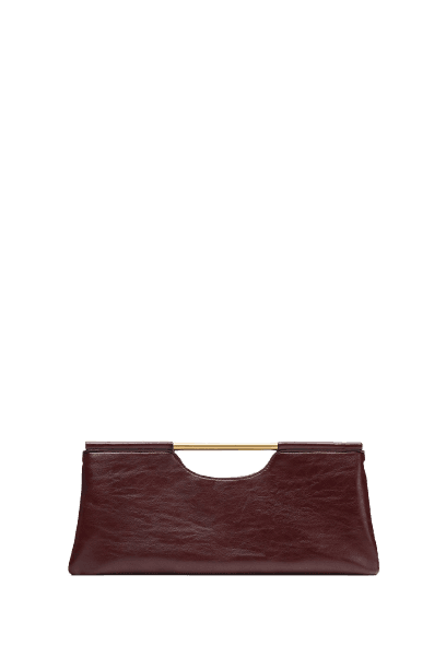 BOLSA DE MÃO COM ALÇA METÁLICA