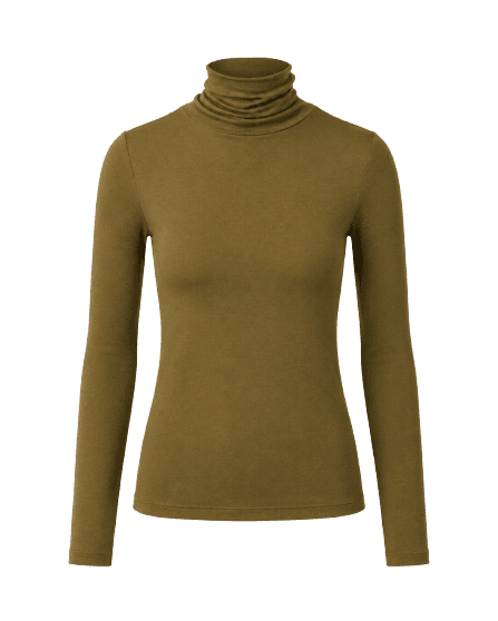 Blusa De Malha Gola Alta Segunda Pele