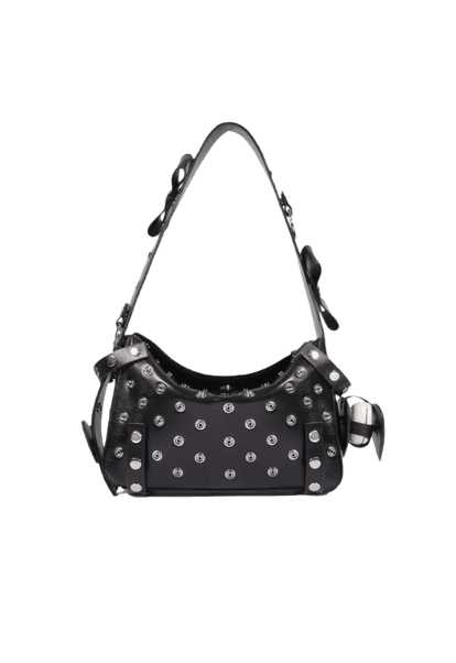 Bolsa Tiracolo Mavie Média Couro Preta