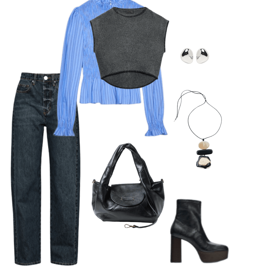 Look Dramático para Trabalho em casa