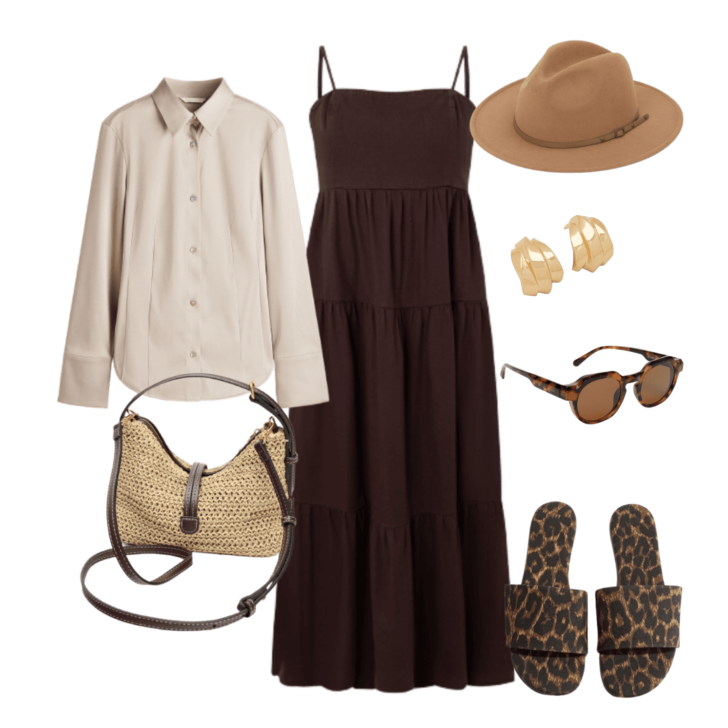 Look Dramático para Almoço com familia