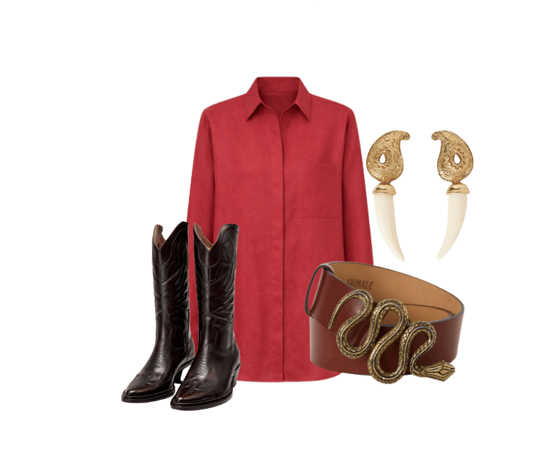 Look Dramático para Festa com amigos