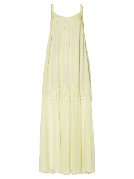 Vestido Ggt Pala Tricoline Verde Animale Jeans