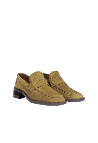 Mocassim Renee Couro Verde