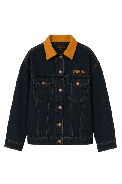 Jaqueta Jeans Bordado - Farm Rio
