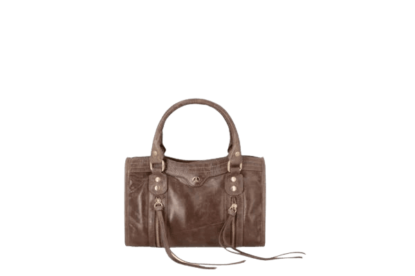 Bolsa Feminina Pequena Em Couro Marrom Luiza Barcelos