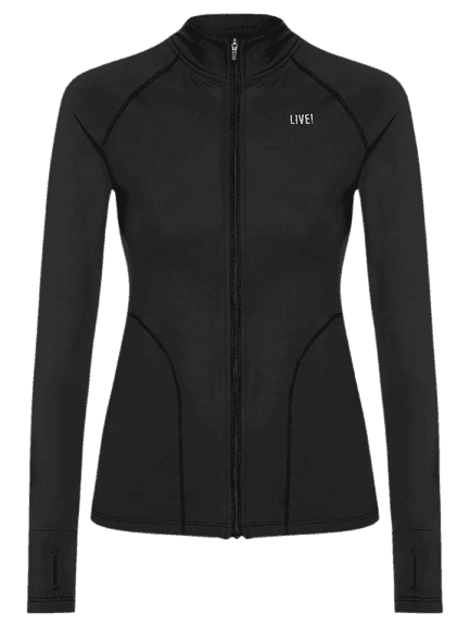 Jaqueta Feminina Grafeno Fresh Pro Preto Live!