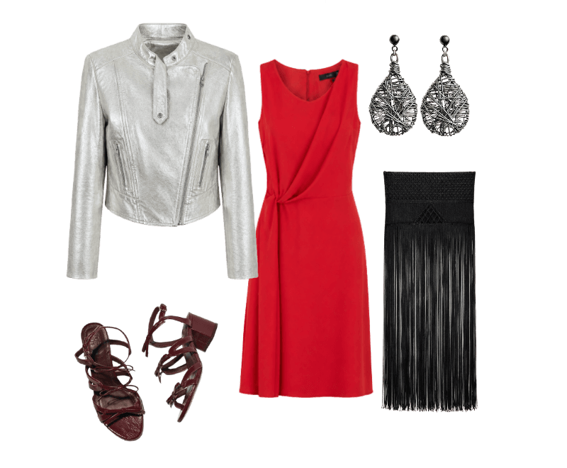 Look Dramático para Festa com amigos