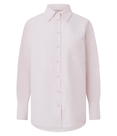 Camisa Oversized em Tricoline Efeito Empapelada