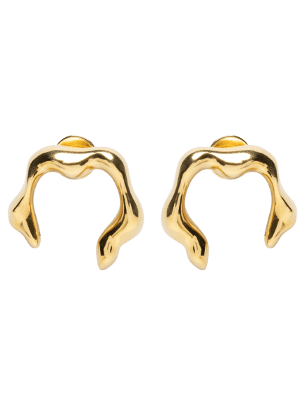 Brinco Feminino Aire Dourado Andressa Delamuta