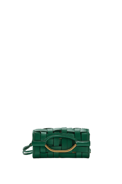 BOLSA DE MÃO EFEITO TRANÇADO