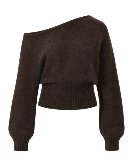 Tricôs - Luxe Slouch Off Shoulder Knit
