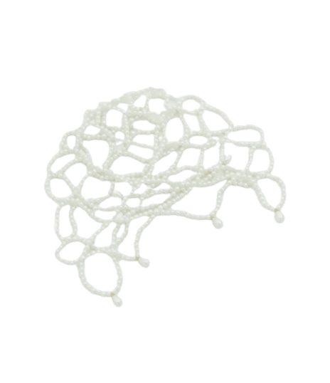 Acessório de Cabeça com Pérolas Branco